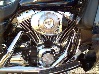 Motor van een Harley-Davidson
